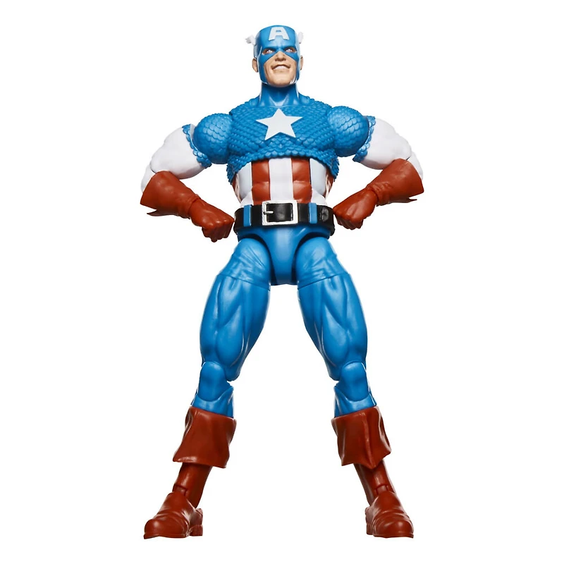 Marvel Legends Series Captain America, figurine de collection de 15 cm, inspirée des bandes dessinées rétro Avengers Marvel Secret Wars