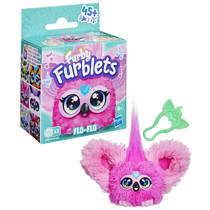 Furby Furblets Flo-Flo mini flamant rose en peluche