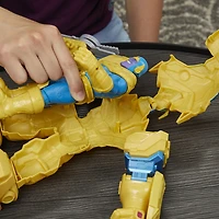 Marvel Avengers Mech Strike, figurine articulée de Thanos Armure d'infinité avec lame rotative