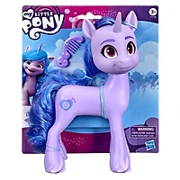 My Little Pony : Nouvelle génération, pack de grands amis du film, poney violet Izzy Moonbow de 20 cm et peigne