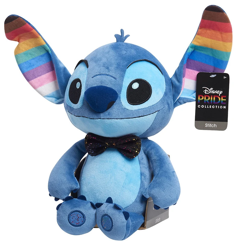 Grande peluche Stitch de 38 cm de haut, collection Disney Pride