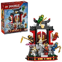 LEGO NINJAGO Le Socle d'Exposition de Personnages Ninjas - 15e Anniversaire, 8 Socles d'Exposition de Figurines 71866