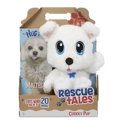 Peluche bichon maltais câlin Rescue Tales