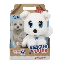 Rescue Tales Cuddly Pup Maltese Soft Plush Pet Toy