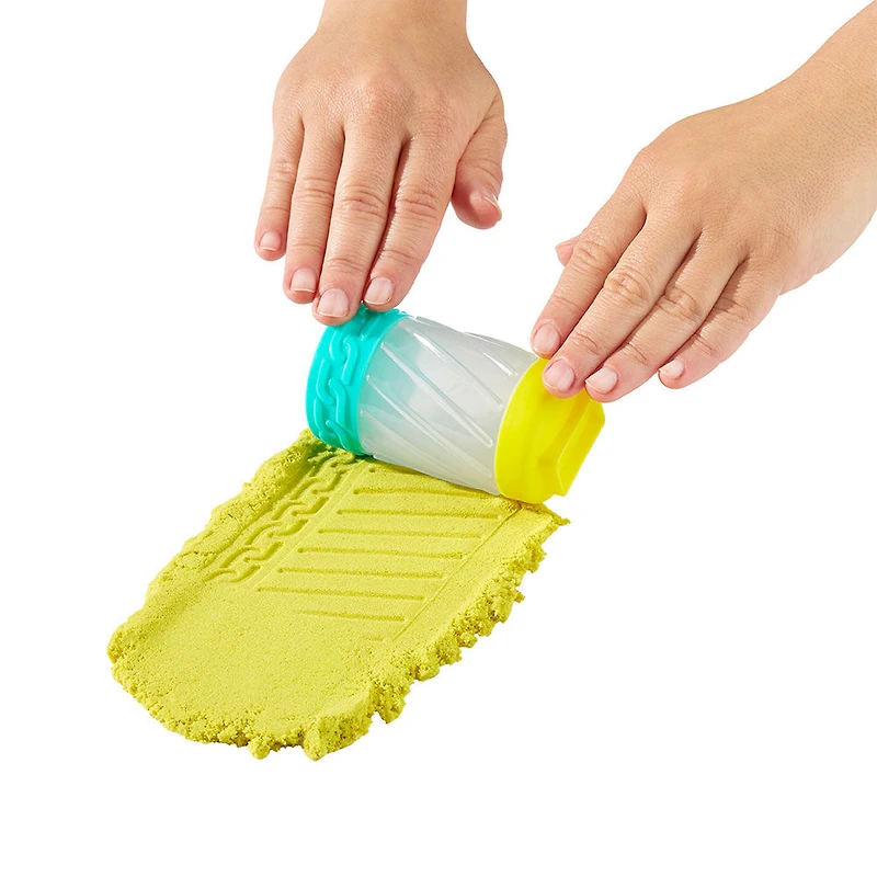 Lot initial de pâte et sable jamais secs Wonder Factory  - pâte rouge + sable jaune