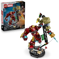 LEGO Marvel Combat Légendaire : Le Hulkbuster Contre Hulk - Jouet de Construction de Superhéros avec Iron Man - 76343