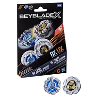Beyblade X Dual Pack Cowl Sphinx 1-80GF et Crest Leon 7-60GN