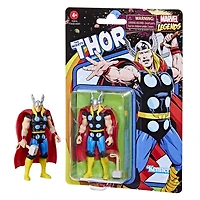 Hasbro Marvel Legends Series Retro 375 Collection, figurine Thor de 9,5 cm, 1 accessoire