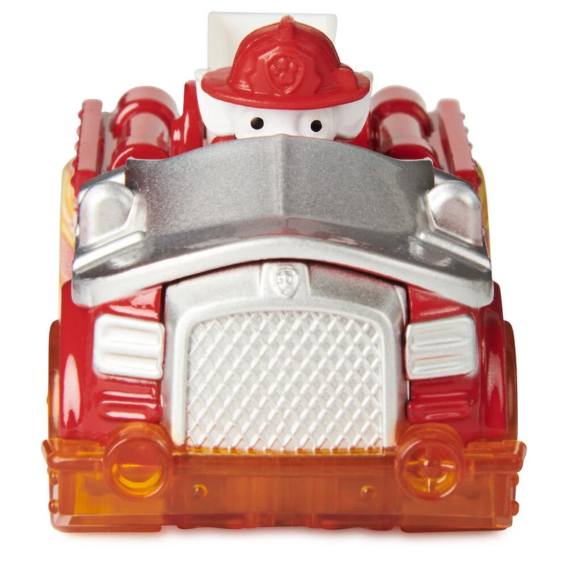 PAW Patrol, Véhicule Marcus en métal moulé True Metal à collectionner, Série Étincelle à l'échelle 1:55