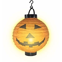 Lanterne en papier lumineuse citrouille