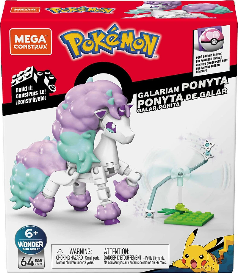 Mega Construx- Pokémon- Ponyta de Galar