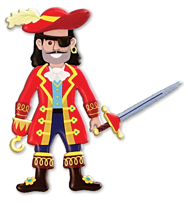 Melissa & Doug Puffy Sticker Play Set - Pirate - French Edition