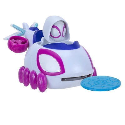 Spidey et amis - Petit véhicule Lanceur de disques - Ghost Spider