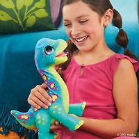 furReal, Sam le bronto glouton, animatronique interactif en peluche, plus de 40 sons et réactions