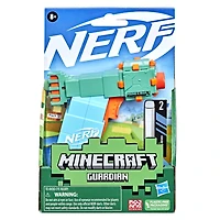 Nerf MicroShots Minecraft Guardian Mini Blaster, Minecraft Guardian Mob Design