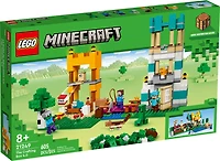 LEGO Minecraft The Crafting Box 4.0 21249 Building Toy Set; Custom-Build Playset with Fortress for Kids Aged 8+ (605 Pieces)