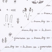 Ensemble de 2 draps-housses en microfibre pour lit de bébé Sammy & Lou Animaux scandinaves