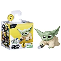 Star Wars The Bounty Collection Series 7, Grogu Mini Action Figure, Lightsaber Inspection Pose, 2.25 Inch-Scale