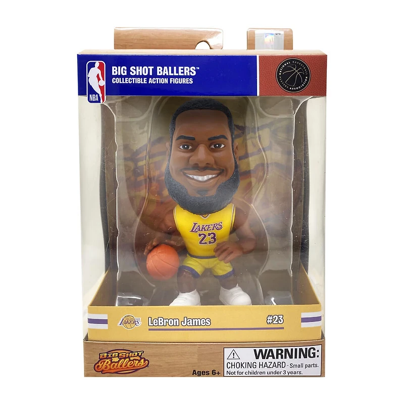 Party Animal Big Shot Baller NBA Los Angeles Lakers LeBron James Vinyl Figure - English Edition