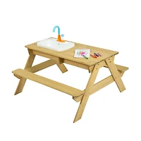 Table de pique-nique en bois multifonction TP