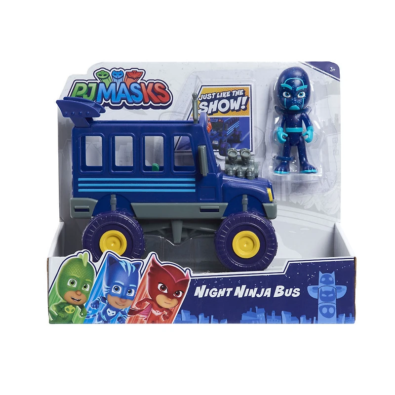Véhicule Night Ninja et Bus des Pyjamasques