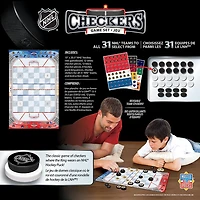 Masterpieces Puzzle Company NHL League Checkers Board Game