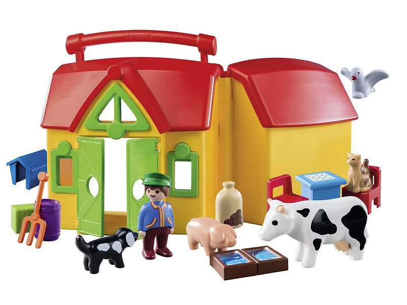 Playmobil - Ferme transportable avec animaux