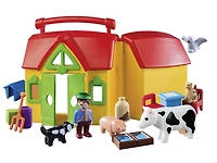 Playmobil - Ferme transportable avec animaux