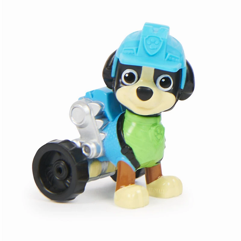 PAW Patrol, Rex Rescue Vehicle, Camion avec figurine articulée à collectionner, jouets respectueux de la planète