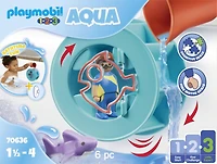 Playmobil - Roue aquatique avec bébé requin