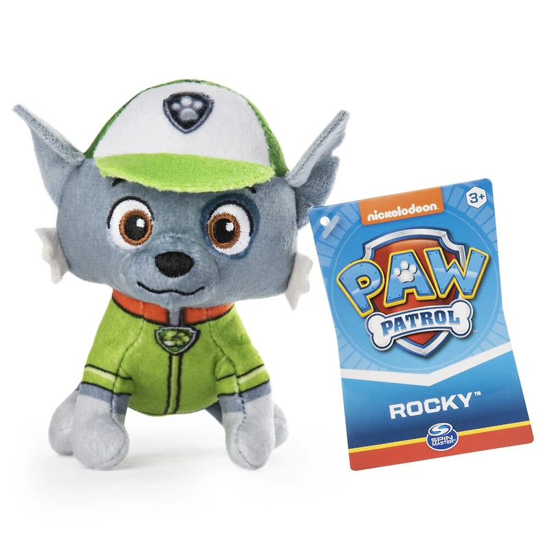 PAW Patrol, Mini peluche Rocky de 12,7 cm