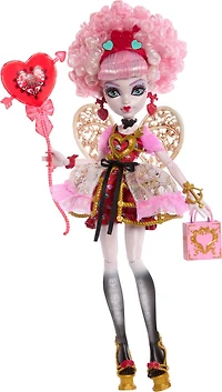 Monster High Scary Sweet Birthday Cupid Asteria Doll in Party Dress with Balloon & Gift