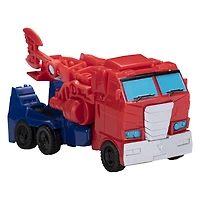 Transformers Buzzworthy Bumblebe, figurine Optimus Prime à conversion One Step, 10,5 cm