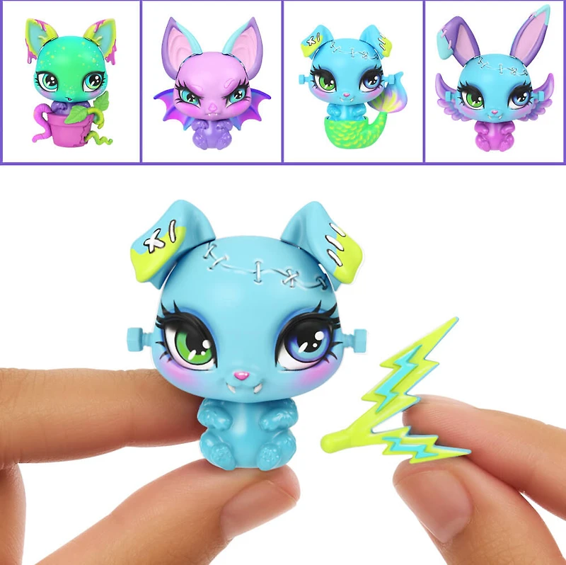 Monster High Frankie Stein Make-A-Monster Pet Doll Playset, 30+ Accessories for Countless Pet Combos