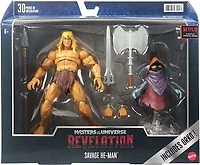 Masters of the Universe Masterverse Revelation Savage He-Man Deluxe Action Figure