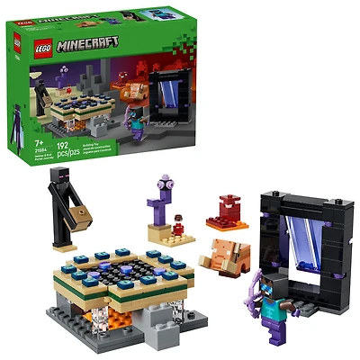 LEGO Minecraft Le Portail vers le Nether et l'End - Ensemble de Produit de Jeu - Cadeau de Jeu de Construction 21584