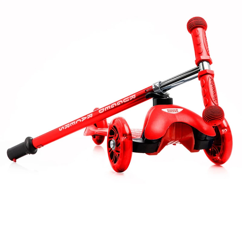 Trottinette Rugged Racer Mini Deluxe à 3 roues - Rouge