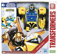 Transformers Battle Call Officer, figurine Bumblebee à conversion classe Officier de 25 cm, jouets pour enfants, à partir de 6 ans