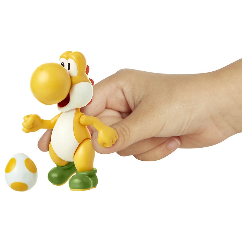 World of Nintendo 4" Figures Wave 19 - Yellow Yoshi with Egg