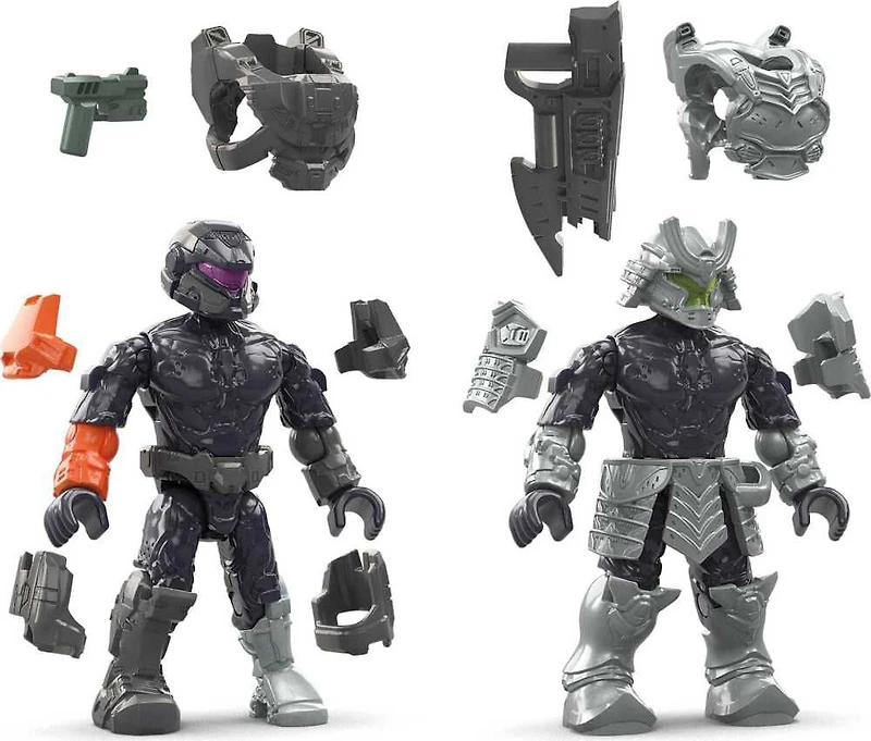 MEGA - Halo - Escorte Mongoose de l'UNSC, 4 micro-figurines, 134 pces
