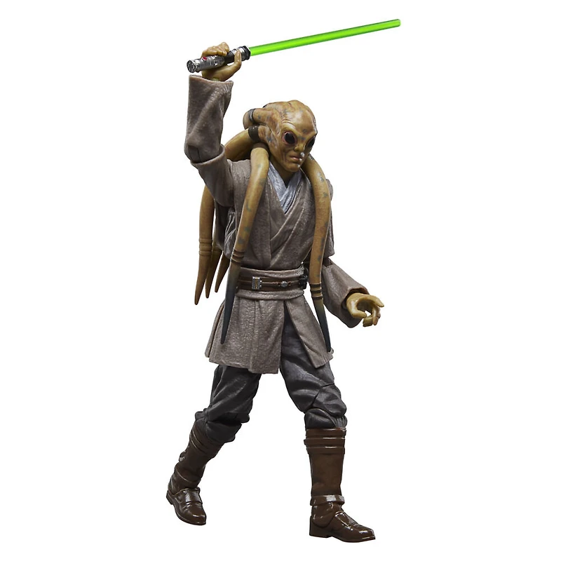 Star Wars The Black Series, figurine de collection Kit Fisto de 15 cm Star Wars : La Revanche des Sith, 20e anniversaire