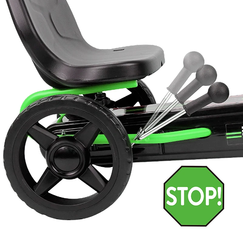 Kart à pédales pour enfants Airjet - Vert