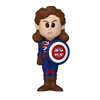 Figurine en Vinyle Captain Carter par Funko SODA! Marvel: What If...?