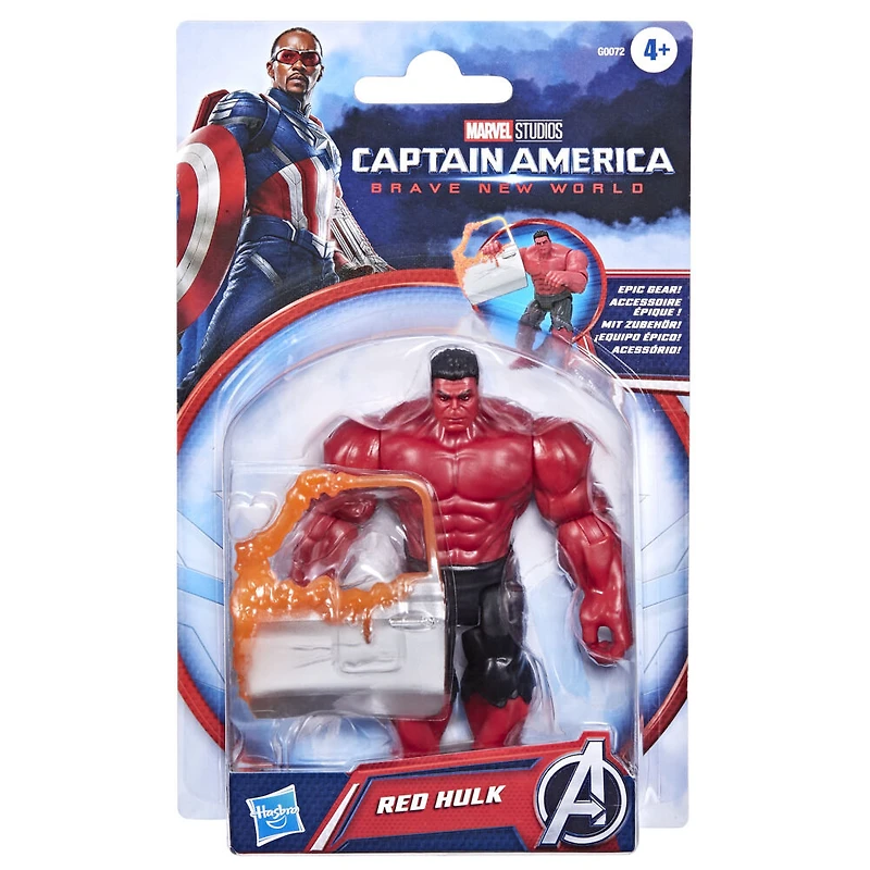 Marvel Avengers Epic Hero Series Captain America: Brave New World Red Hulk Figure