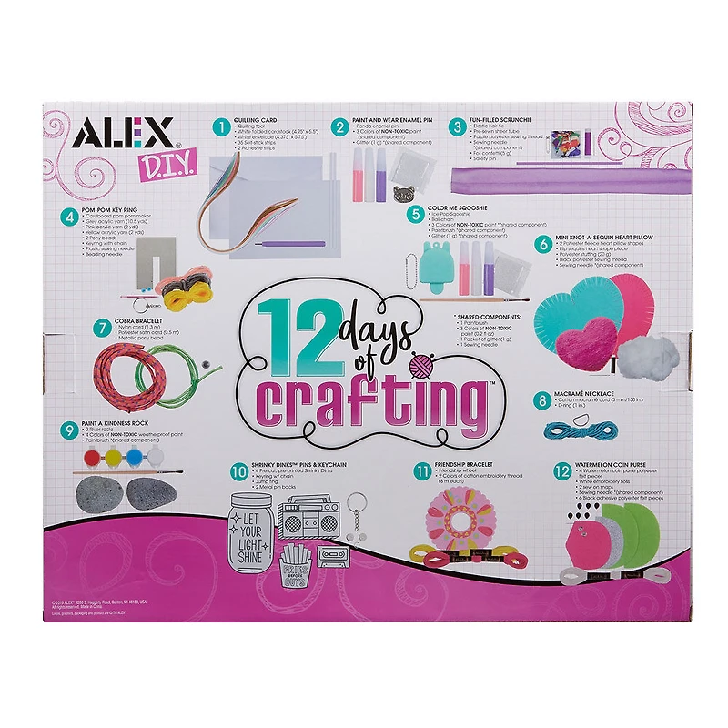 ALEX DIY 12 Jours De Fabrication - Édition anglaise