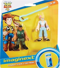 Imaginext Disney Pixar Toy Story Combat Carl and Bo Peep Figures