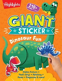Giant Sticker Dinosaur Fun - Édition anglaise