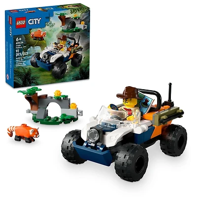 LEGO City Le panda roux et le VTT d'exploration de la jungle Ensemble 60424