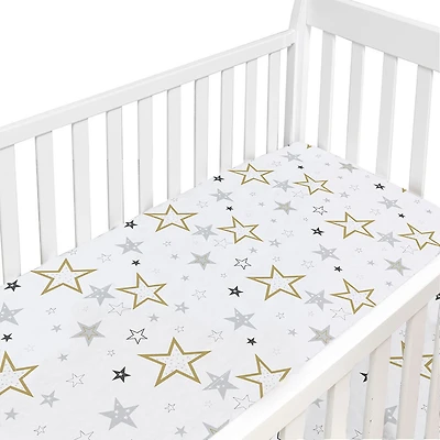 Drap contour pour lit de bébé - Etolies Or