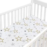 Drap contour pour lit de bébé - Etolies Or